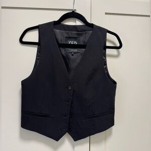 Zara Classic Black Vest